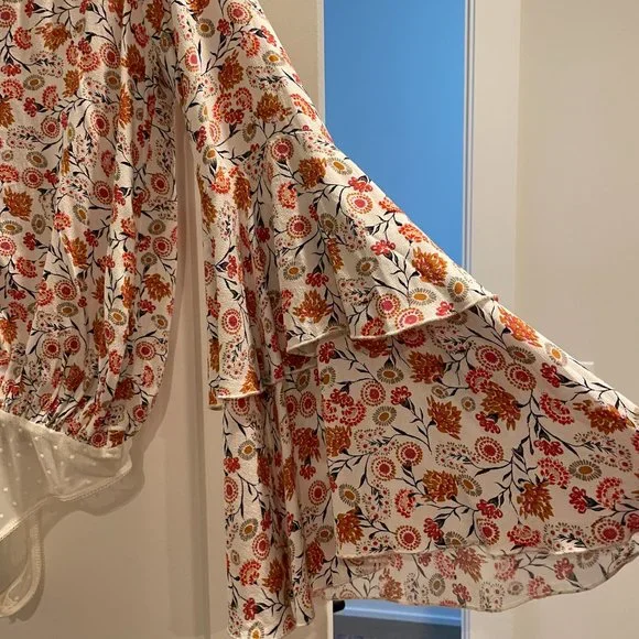 Free People Floral Bodysuit - Picture 2 of 4